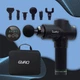Перкусійний масажер для тіла та м'язів, ручний пістолет GYRO Muscle Gun Massager Black (GYRO-gunbk) - зображення 2
