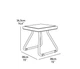 Набір садових меблів Keter Rio Patio Set коричневий 211426 - изображение 3