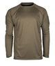 Сорочка Mil-Tec швидкосохнуча M Tactical Quick-dry Langarmshirt Olive (11082001-903-M) - изображение 1