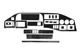 (Tdi, 1995-2000) Накладки на торпедо (MERIC) Титан для Mercedes Sprinter W901/902/903/904/905 - изображение 5