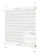 Жалюзі-плісе Wenster тканинні Cosimo One VSM1 Duo Thermo 216 70х60 см Білий (701354019592) - зображення 1