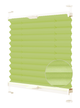 Жалюзи-плиссе Wenster тканевые Cosimo One VSM1 Duo Ecoro 103 70х170 см Фисташковый (8111414019592) - изображение 1