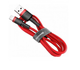 Кабель USB Baseus Cafule Lightning Cable 3M 2A Червоний (CALKLF-R09) - зображення 2