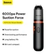 Пылесос автомобильный BASEUS A2pro Car Vacuum Cleaner | 120ml, 6kPa | (VCAQ040001) - изображение 5