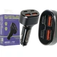 Адаптер в прикурювач Remax RCC329 PD 75W + QC3.0 2USB/2Type-C Чорний - зображення 7