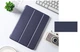 Чехол для iPad Air 1, 2, iPad 5, 6 (9.7") с трехскладной подставкой и авто. пробуждением (силикон) (темно-синий) - изображение 2