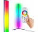 Торшер підлогова кутова LED лампа EL2186 RGB з пультом керування та регулюванням яскравості та ефектами - зображення 3