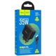 Зарядное устройство МПЗ с кабелем Type-C to Lightning Hoco N29 Triumph 35W (2 Type-C) black (388140001) - изображение 2