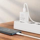 Зарядное устройство BOROFONE Type-C Cable Aspirer Single port Charger Set BA74A | 1USB, 2.1A | white - изображение 9