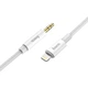 Кабель HOCO AUX to Lightning digital audio conversion cable UPA19 |1M| Колір Silver - зображення 2