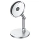 Держатель HOCO Daring magnetic wireless charging desktop stand PH39 (без MagSafe) серебряный - изображение 1