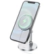 Держатель HOCO Daring magnetic wireless charging desktop stand PH39 (без MagSafe) серебряный - изображение 2
