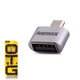 Перехідник REMAX Micro USB OTG RA-OTG 5V 2.1A срібний - зображення 2