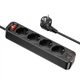 Удлинитель сетевой HOCO Aura 4-bit extension cable socket fast charge NS1 |2USB/1Type-C, 4Sockets, 4000W, 20W/3A, PD/QC, 1.8m| - изображение 8