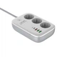 Подовжувач мережевий LDNIO c Wi-Fi SEW3452 |3USB/1Type-C, 3Sockets. QC/PD, 30W/10A, 2m EU Plug| білий - зображення 11