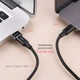 Переходник BASEUS USB Male To Type – C Female |2.4A| (CAAOTG-01) black - изображение 4