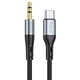Кабель HOCO 3.5 mm to Type-C silicone digital audio conversion cable UPA22 |1M| Колір White - зображення 11