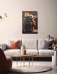 Постер плакат FNBK Грогу с кофе, Бейби Йода (Mandalorian, Star Wars, Мандалорец, Звездные войны) 30x40 см - изображение 2