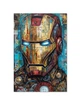Постер плакат FNBK Железный человек, Граффити (Marvel) 30x40 см - изображение 1