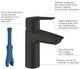 Смеситель для раковины GROHE QuickFix Start 235512432 черный - изображение 3