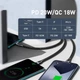 Кабель Baseus 100w 3 в 2 Type-C + Lightning + microUSB - USB+Type-C 1.2 м - зображення 9