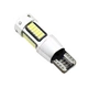 Светодиодная лампа&nbsp;Т10 W5W 30 SMD 4014 с обманкой, драйвером и линзой 12V Белая (10114) - изображение 3