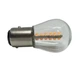 Світлодіодна лампа з цоколем 1156 BA15s P21W 33SMD 2835 12V Жовте світло, скляна колба (11324) - зображення 2