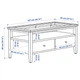 Журнальний столик IKEA IDANAS 107х55 см білий (204.878.73) - зображення 5