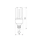 Лампа ультрафиолетовая в ловушки для насекомых Sylvania MiniLynx 20W BL368 230В E27 - изображение 3