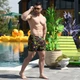 Шорты для плавания Pobedov Pool day Tigr i oko Черный L SOpr683Lba - изображение 4