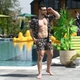 Шорти для плавання Pobedov Pool day Kolorovi cherepy Чорний L SOpr451Lba - зображення 6