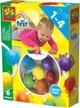 Zestaw do rysowania Ses Creative My First kredki woskowe w kształcie kulek 6 kolorów (00244S) - obraz 1