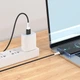 Кабель HOCO X82 USB to Type-C 3A, 1m, silicone, silicone connectors, Black - изображение 3