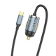 Адаптер автомобильный Hoco Type-C Cable Car charger NZ7 |1USB, 20W/3A, PD/QC| серый - изображение 6