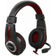 Игровая гарнитура Defender 64106 Warhead G-185 110дБ 2х3.5mm jack 2м красно-черная - изображение 1