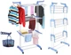 Сушилка для вещей 529 Складная сушилка для белья GARMENT RACK WITH WHEELS - изображение 2