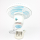 Настільний охолоджувач Table Fan WX 707 18 см з прищіпкою автоповорот 360° 2 швидкості механічне керування компактний лопатевий для дому офісу робочого столу настінне кріплення металевий кожух живлення 220 В - изображение 5