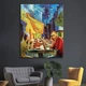 Нічна тераса Кафе Ван Гог ,красива картина ,холст ,60x40 см (Код товару:idea-80) - зображення 2