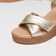 Женские босоножки Clara Barson Patty WS202-01 5904862766867 40 25.2 см Золотистые (5904862766942) - изображение 5