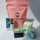 Набір База під макіяж 3 в 1 триколірна, JOMTAM Three Color + Кушон Bioaqua Aloe Vera Beauty Cushion, з екстрактом алое вера, тон 01 натуральний + Мінеральна пудра Rorec Mineral Powder - зображення 1