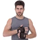 Перчатки для фитнеса перчатки спортивные Zelart Fitness 161967 размер S Black-Brown - изображение 7