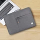 Сумка - Чехол для ноутбука Wiwu Alpha Double Layer Sleeve Bag 14.2 (для макбука, органайзер) - Серый - изображение 5