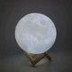 Сенсорний нічник місяць RGB Magic 3D Moon Light - зображення 4