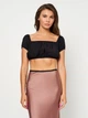 Топ женский H&M 0972841 L Черный (SZ2000215060064) - изображение 1