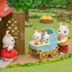 Игровой набор Sylvanian Families Шоколадные Кролики-двойняшки с коляской (SF 5432) - изображение 4