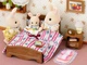 Ігровий набір Sylvanian Families Двоспальне ліжко і тумбочка (5019) - зображення 3