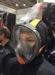 Інноваційна маска для снорклінгу підводного плавання Easybreath розмір XL Чорний - зображення 2