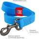 Поводок для собак водостойкий Collar WAUDOG Waterproof, S, Ш 15 мм, Дл 183 см (27352) - изображение 3