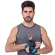 Перчатки для фитнеса перчатки спортивные Zelart Fitness Gloves 3887 размер XS Black-Blue - изображение 4