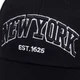 Кепка Бейсболка логотип New York (NY, Нью-Йорк, НЮ) з вигнутим козирком Чорний, Унісекс WUKE One size - зображення 3
